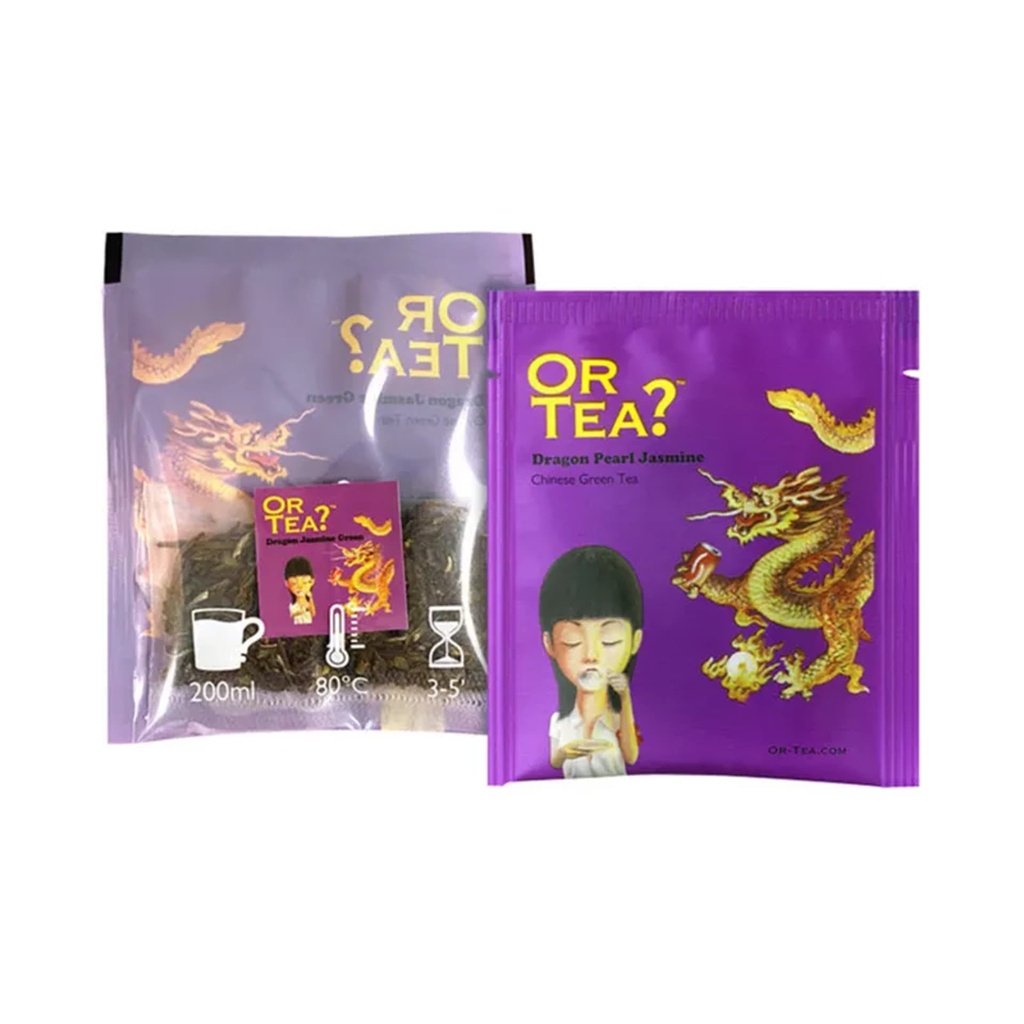 Or Tea? Dragon Jasmin Thé vert 10 sachets bio 0