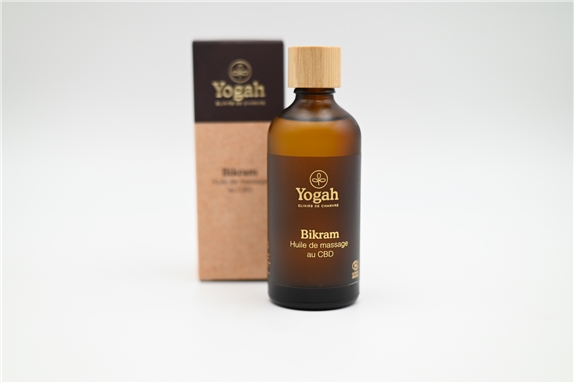 Huile de massage au CBD Bikram 100ml 1