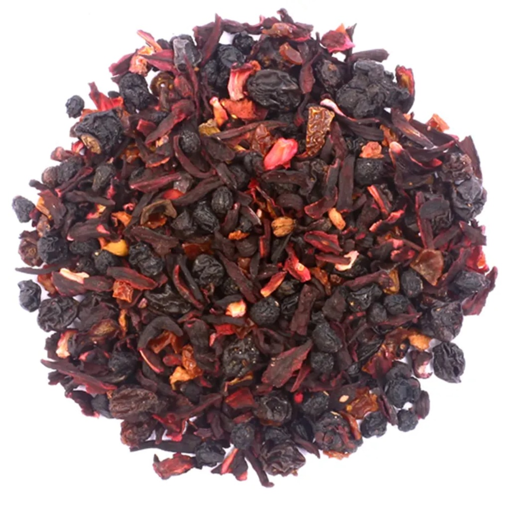 Or Tea? Queen Berry Mélange fruits Hibiscus vrac BIO 0