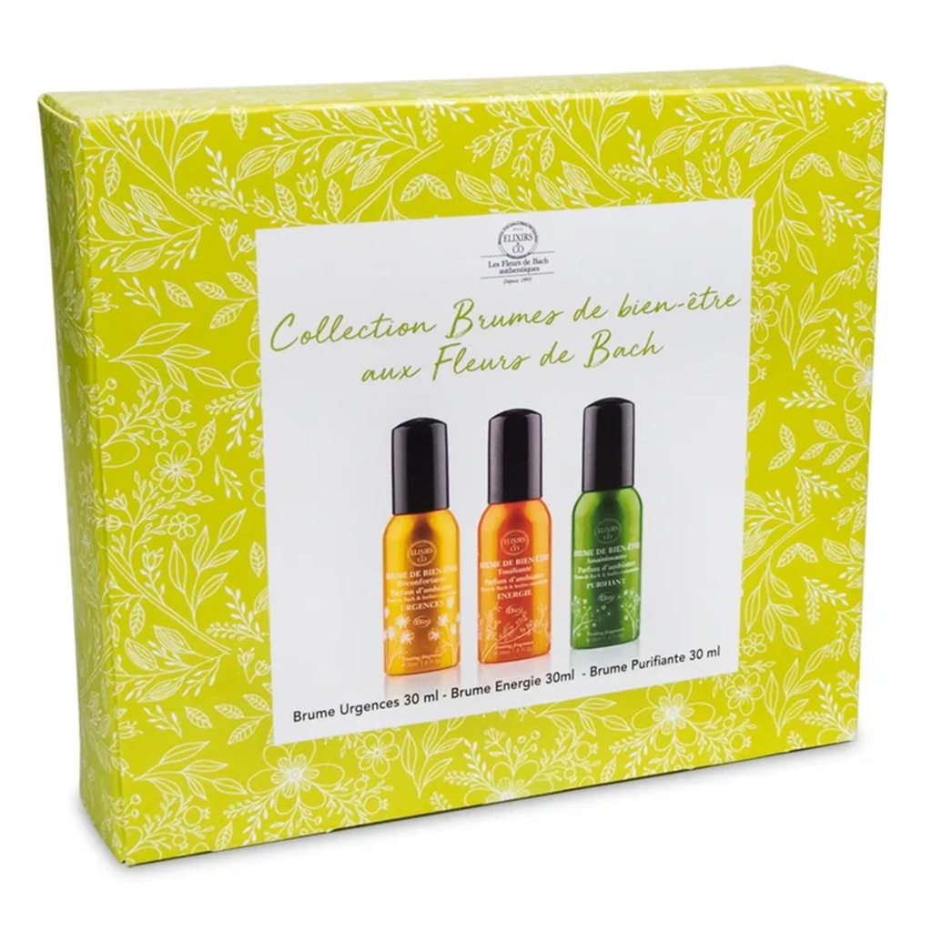 Spray d'ambiance Bien-être de Bach Bio Coffret cadeau 2