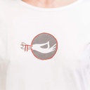 Yoga Top chakra coton organique M-L blanche 1