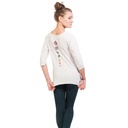 Yoga Top chakra coton organique M-L blanche 2