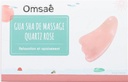 Gua Sha Palme en Quartz rose 2