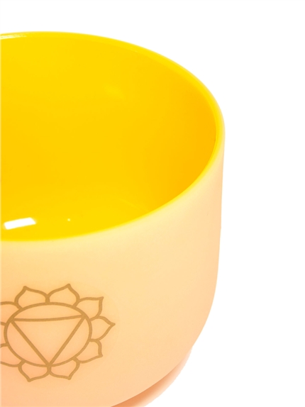 Bol chantant en Cristal Chakra Plexus solaire 2