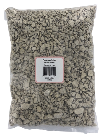 Encens résine Benjoin Blanc - sachet de 1 kg 1