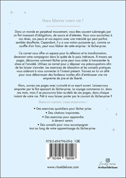 Carnet de lâcher-prise - Pour laisser vos soucis s'envoler en toute sérénité 2