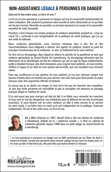 Non-assistance Légale à personnes en danger - Témoignage d'un médecin généraliste sur la réalité de la santé publique 2