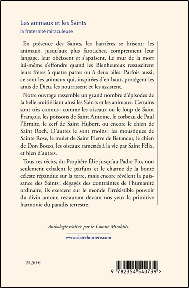 Les Animaux et les Saints - La fraternité miraculeuse 2