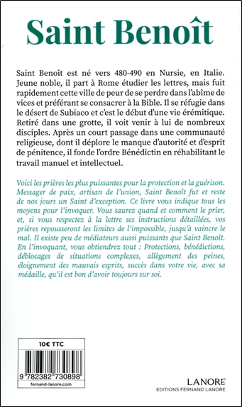 Saint Benoît - Sa puissance écartera le mal et vous protègera - Prières, Invocations, Neuvaines et Litanies 2