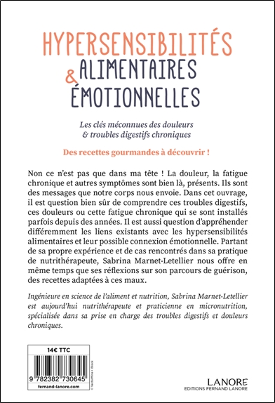 Hypersensibilités alimentaires & émotionnelles - Les clés méconnues des douleurs & troubles digestifs chroniques 2