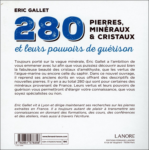 280 pierres, minéraux & cristaux et leurs pouvoirs de guérison 2