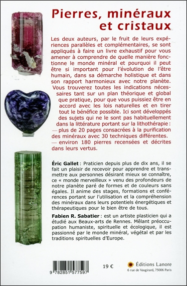 Pierres, minéraux et cristaux - Comprendre les énergies des minéraux et leur pouvoir de guérison 2