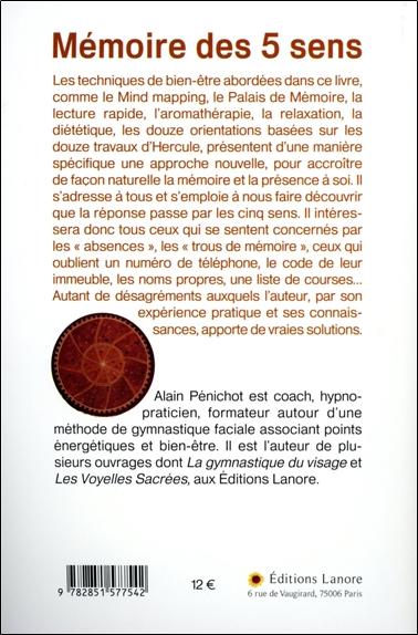 Mémoire des 5 sens - Renforcer la capacité du corps et de l'esprit 2