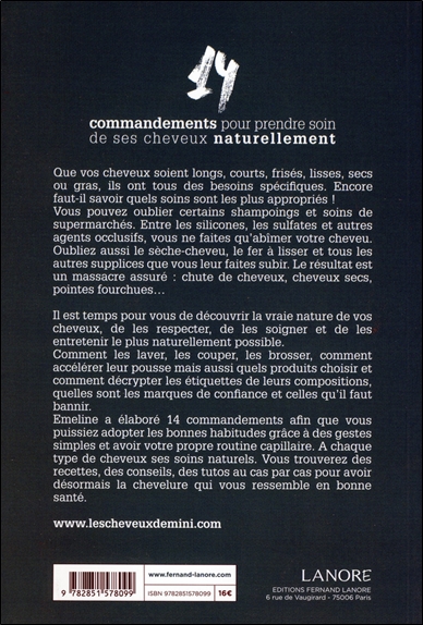 14 commandements pour prendre soin de ses cheveux naturellement 2