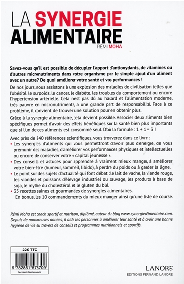 La synergie alimentaire - N'associez plus n'importe quel aliment ! Mangez mieux, améliorez votre santé et vos performances 2