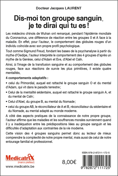 Dis-moi ton groupe sanguin, je te dirai qui tu es ! 2