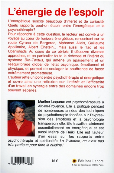 L'énergie de l'espoir - Psychothérapie et énergétique 2