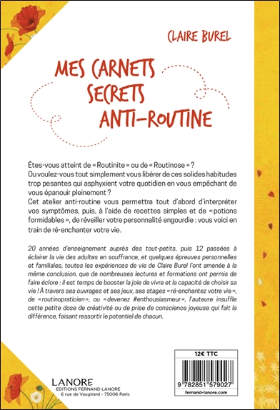 Mes carnets secrets anti-routine 2