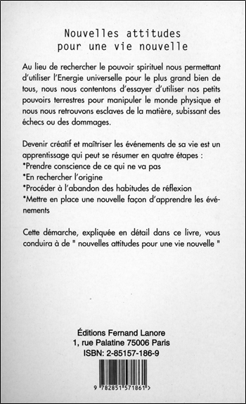 Nouvelles attitudes pour une vie nouvelle - Harmonie intérieure 2