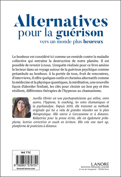 Alternatives pour la guérison - Vers un monde plus heureux 2