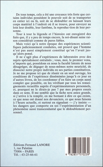 Méthode de dédoublement personnel 2