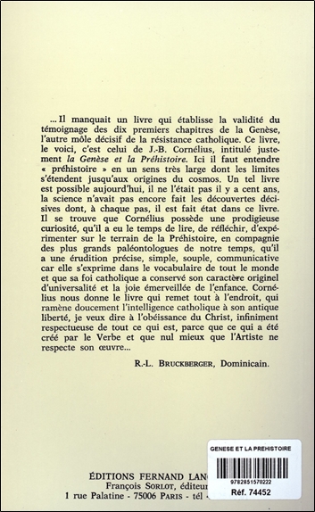 La Genèse et La Préhistoire 2