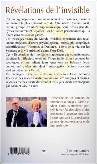 Révélations de l'invisible - Messages d'entités supérieures de l'Au-delà reçus par Jeanne Laval 2