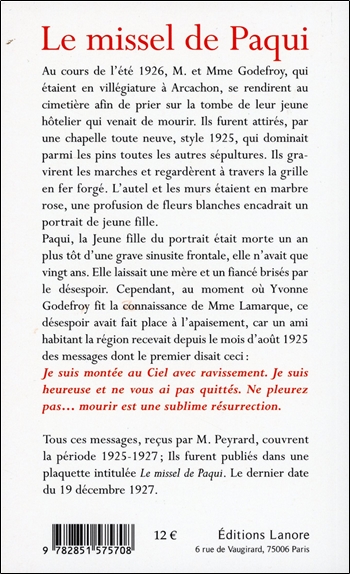 Le missel de Paqui 2