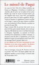 Le missel de Paqui 2