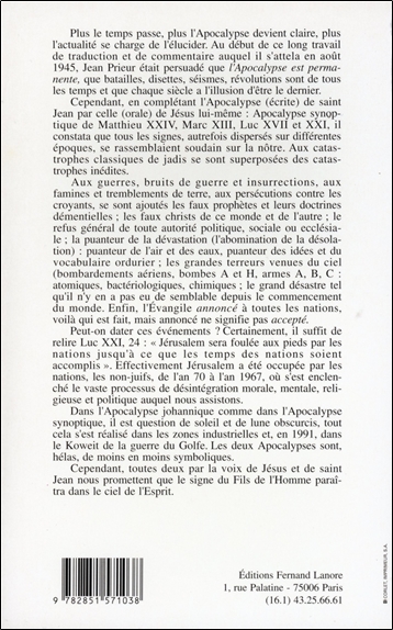 L'Apocalypse - Révélation sur la vie future 2