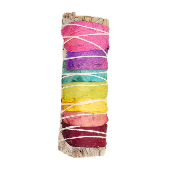 Bâton de Sauge blanche 7 Chakras 10 cm 2