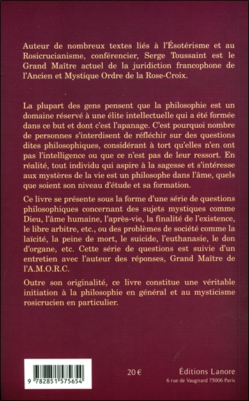 Mysticisme Rosicrucien - Questions philosophiques 2
