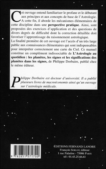 Astrologie au quotidien Tome 1 - Exercices corrigés 2