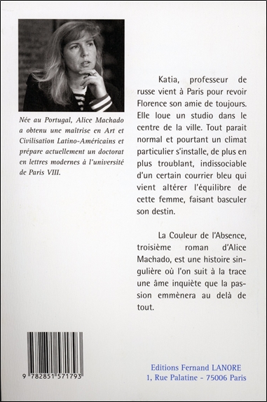 La Couleur de L'Absence - Roman 2