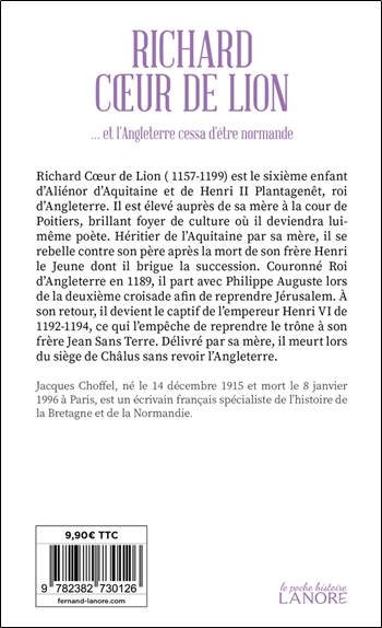 Richard coeur de lion  et l'Angleterre cessa d'être normande 2