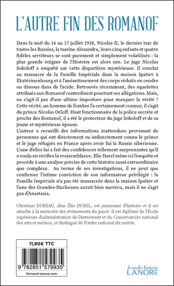 L'autre fin des Romanof et le prince de l'ombre - Poche 2