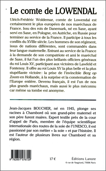 Le comte de Lowendal - Ulrich-Frédéric Woldemar - Maréchal de France 1700-1755 2