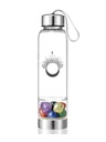 Bouteille en verre Pierres Roulées 7 Chakras 2