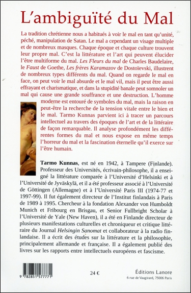 L'ambiguïté du Mal - Ce que l'art et la littérature révèlent de la nature du mal 2