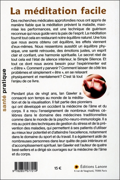 La méditation facile - Comment se relaxer physiquement et mentalement 2