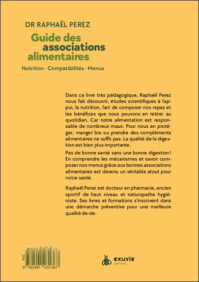 Guide des associations alimentaires - Nutrition - Compatibilités - Menus 2