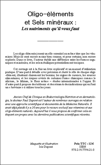 Oligo-éléments et Sels minéraux - Les nutriments qu'il vous faut ! 2