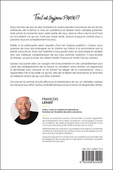 Tout est toujours parfait ! L'art d'accueillir ce qui est 2