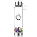 Bouteille en verre Pierres Roulées 7 Chakras 8