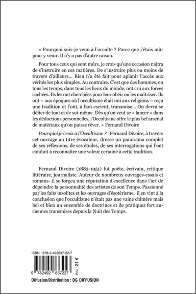 Pourquoi je crois à l'Occultisme ? 2