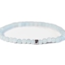 Bracelet Aigue-Marine Perles rondes 4 mm 7
