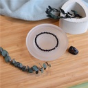 Bracelet Tourmaline Noire Perles rondes 4 mm 5