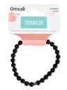 Bracelet Tourmaline Noire Perles rondes 6 mm 4