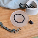 Bracelet Tourmaline Noire Perles rondes 6 mm 5