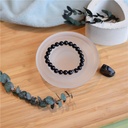 Bracelet Tourmaline Noire Perles rondes 8 mm 5